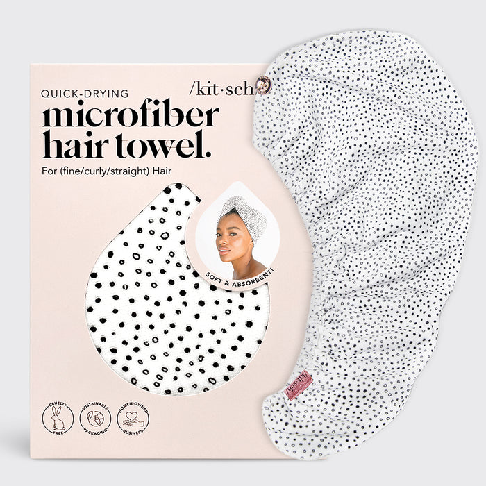 Microfiber Haarhanddoek - Micro Dot 