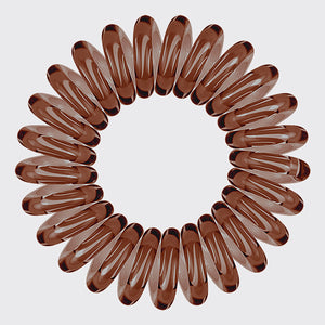 Spiral Hair Ties 8 kpl - Brunette - ruskeat hiukset