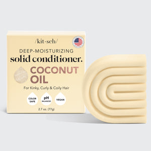 Coconut Oil Conditioner Bar för torrt skadat hår