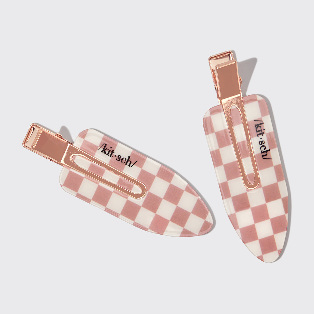 Kierrätysmuovi XL Creaseless Clips 2pc Set - Terracotta Checker