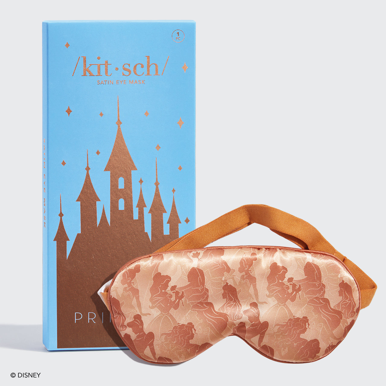 Kitsch & Disney Satiininen silmänympärysnaamari - Prinsessajuhlat