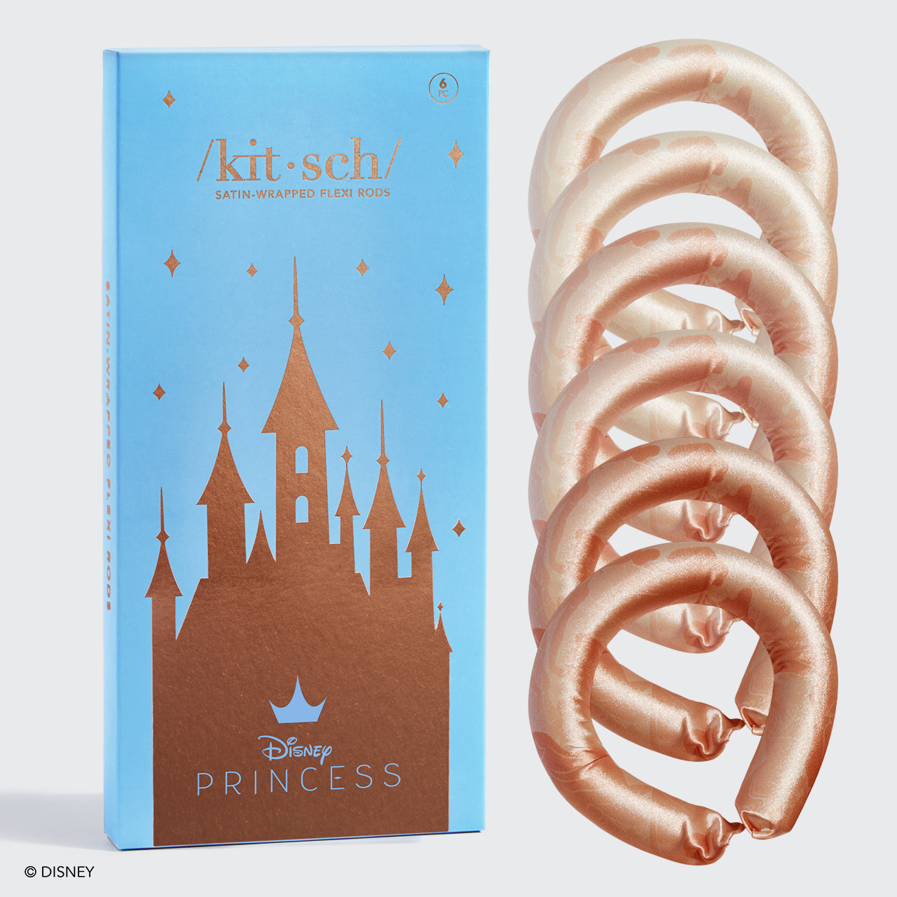 Kitsch & Disney Flexi Staven 6 stuks - Prinsessenfeest