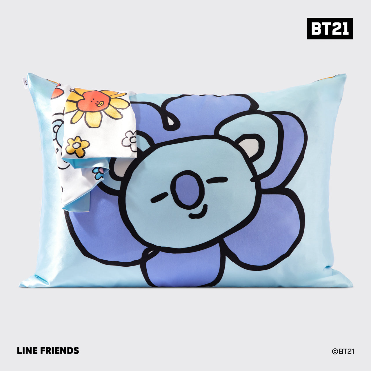 Kitsch x BT21 Taie d'oreiller en satin - KOYA