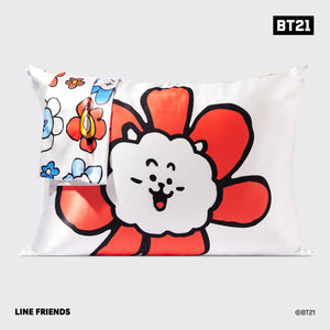 BT21 x Kitsch Satiini tyynyliina Standard - RJ - RJ