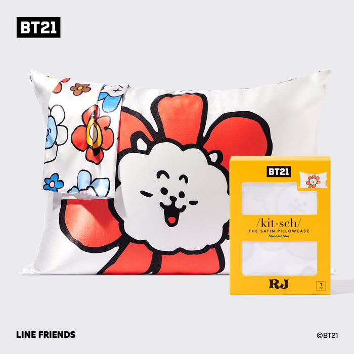 BT21 x Kitsch Satiini tyynyliina Standard - RJ - RJ