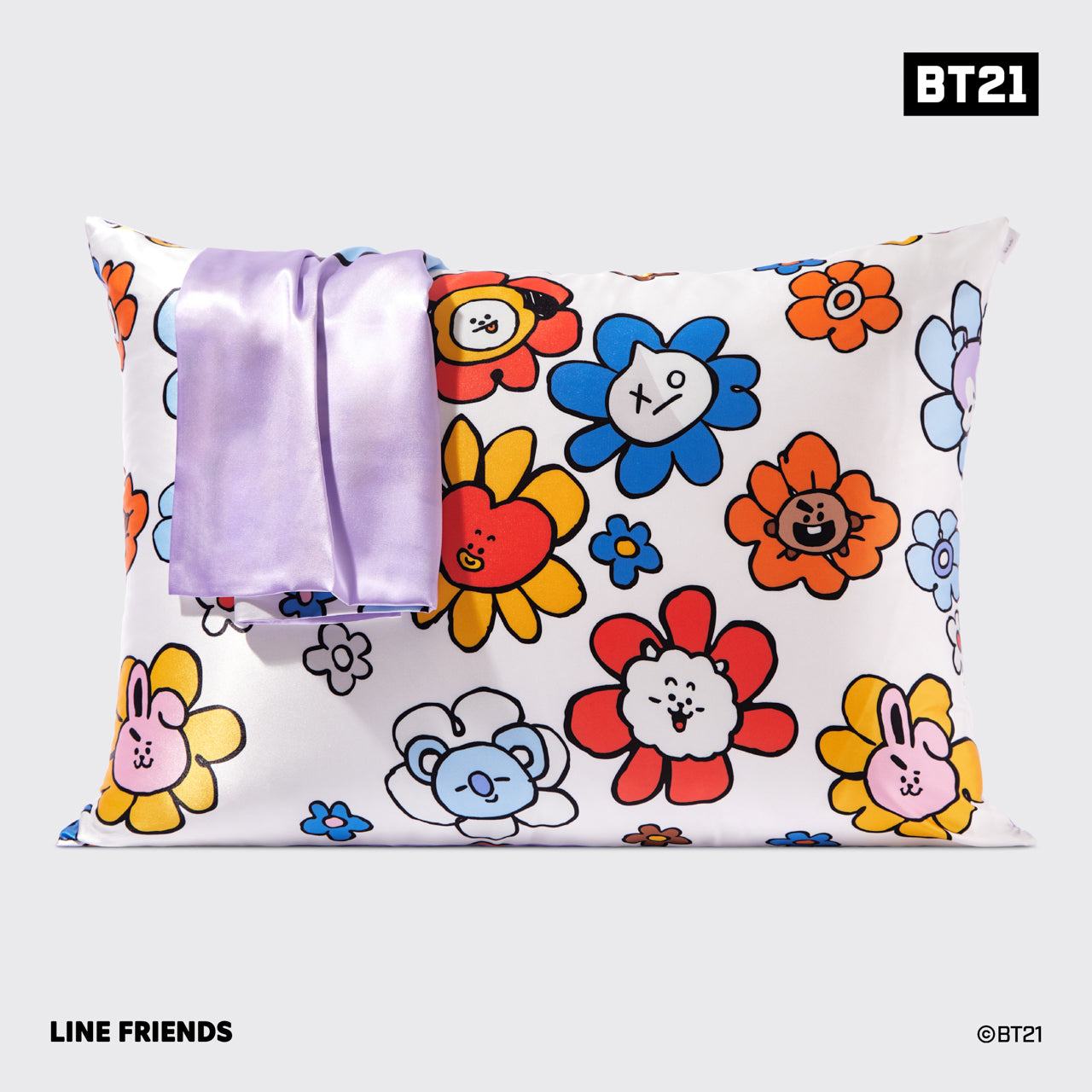 BT21 meets Kitsch Satin Kuddfodral - MANG