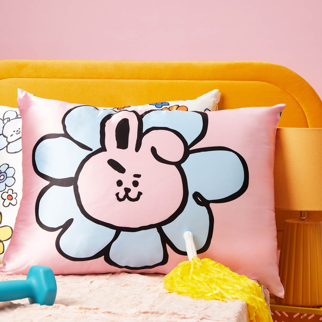 BT21 x Kitsch Satiini tyynyliina Standard - Cooky - Cooky