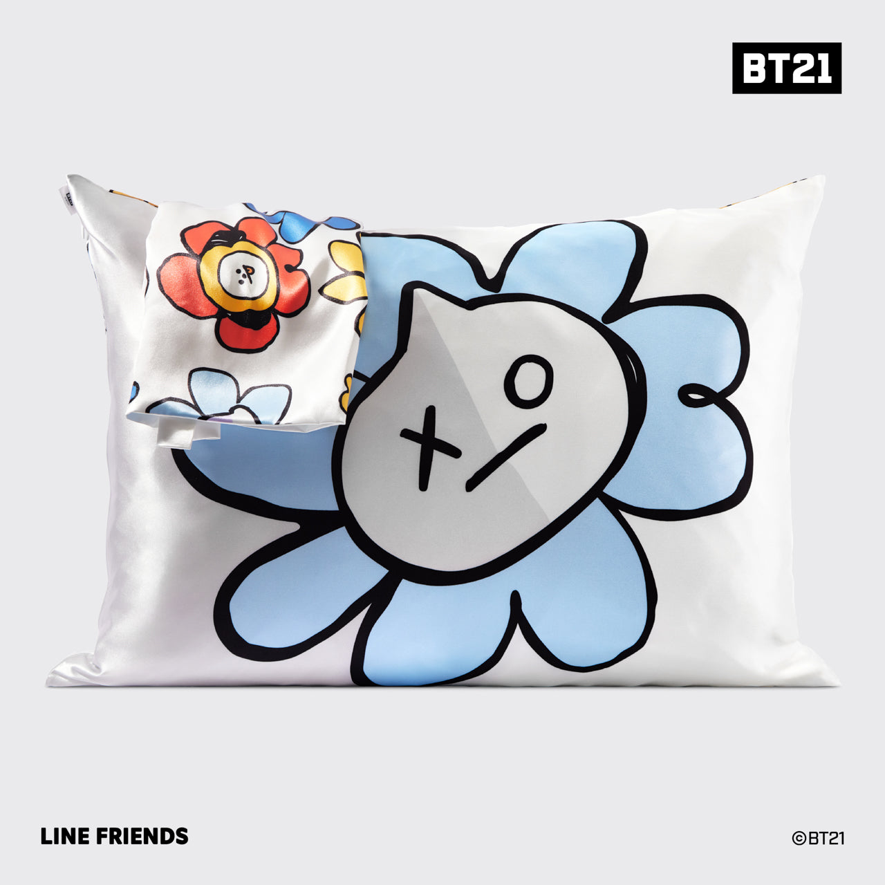 Kitsch x BT21 Taie d'oreiller en satin - VAN