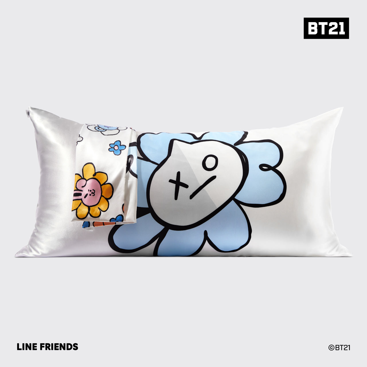 BT21 x Kitsch Satiini tyynyliina King - Van