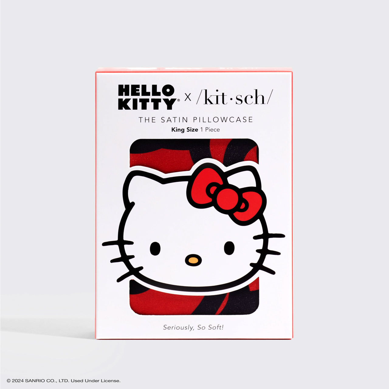 Hello Kitty x Kitsch Kopfkissenbezug König - Hello Kitty badet in einem Meer von Bögen