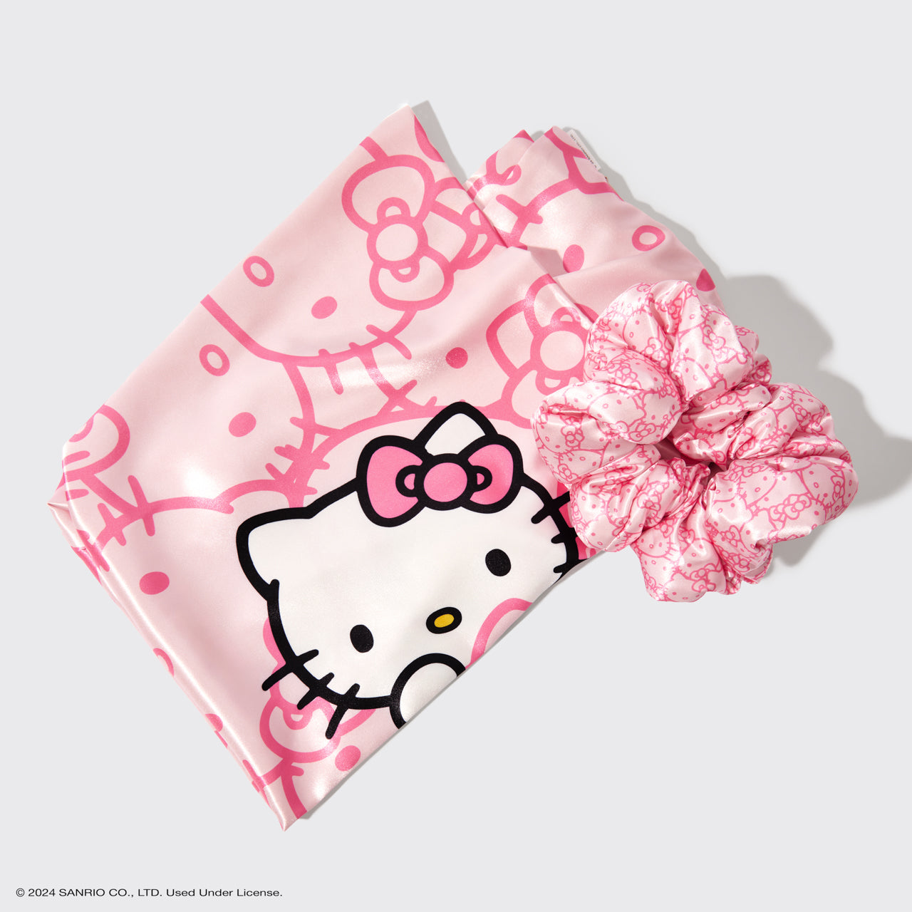 Kitsch x Hello Kitty Satin örngott & kudde scrunchie 2 st Set