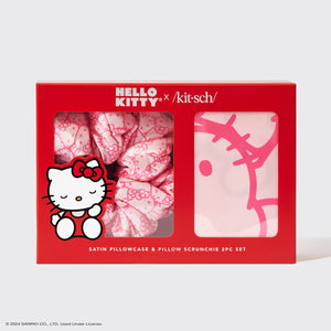 Hello Kitty x Kitsch Satin örngott & kuddsnurra 2 st Set