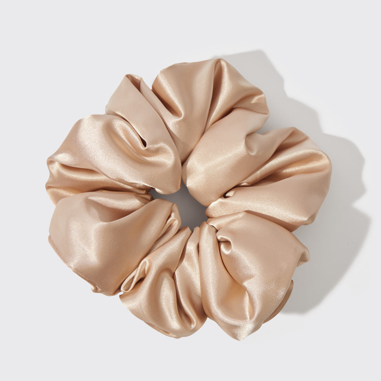 Satin Pillow Scrunchie - Champagne