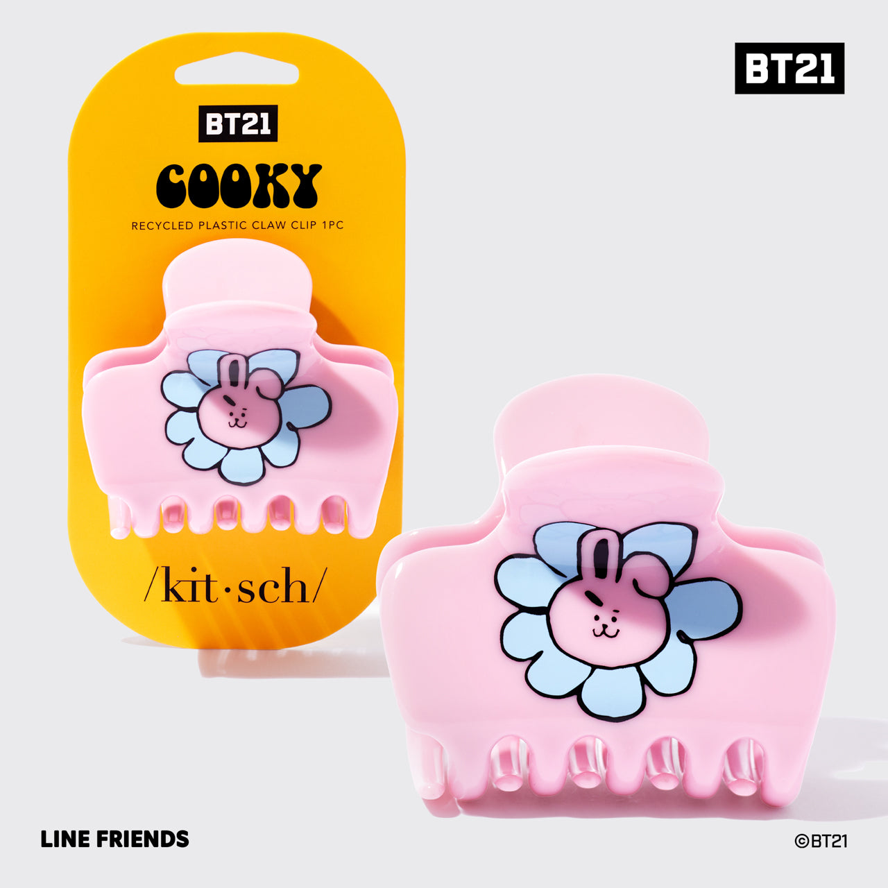 BT21 möter Kitsch Cloud Clip - COOKY