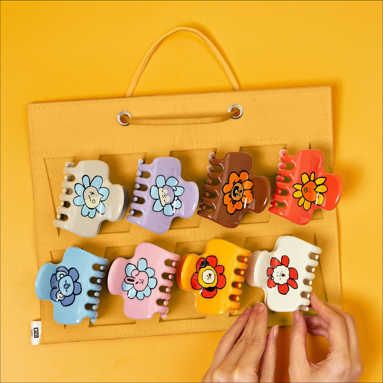 BT21 meets Kitsch Klammer Clip Organizer