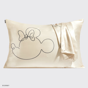 Kitsch x Mickey and Minnie Satin Pillowcase Mrs. Mouse