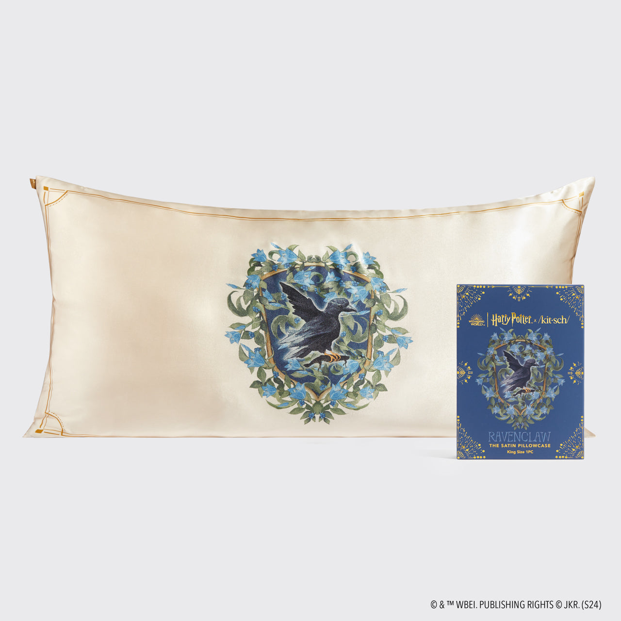 Harry Potter x Kitsch Satin örngott King - Ravenclaw