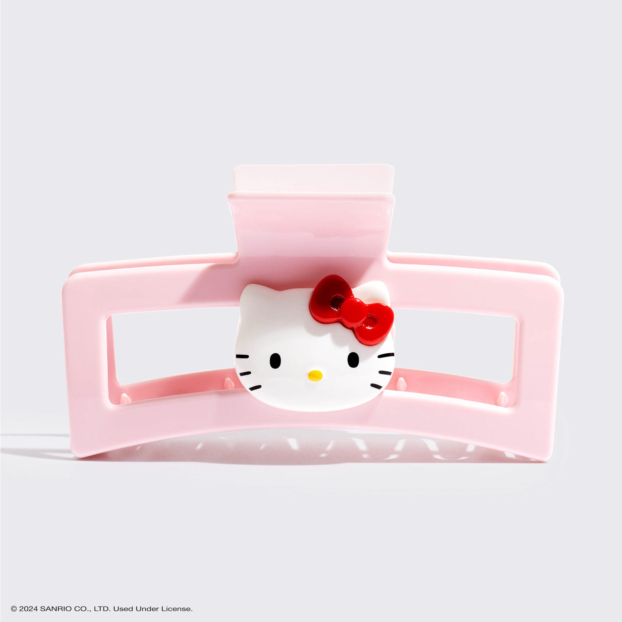 Clip ad artiglio in plastica riciclata Jumbo a forma aperta Hello Kitty x Kitsch 1pc - Faccia da gattina