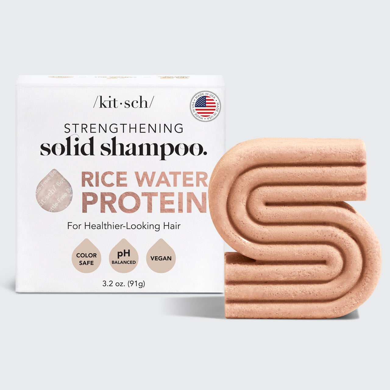 Rice Water Shampoo Bar hiusten kasvua