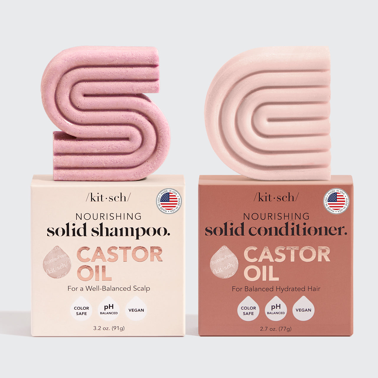 Nourishing Shampoo & Conditioner Combo med ricinolja