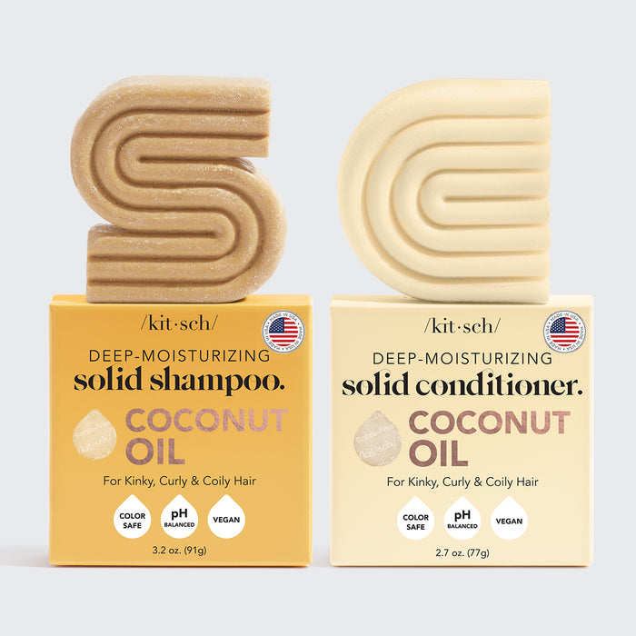 Kokosolja Shampoo & Conditioner Combo för torrt skadat hår