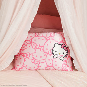 Hello Kitty x Kitsch Satin Kuddfodral - Rosa Hello Kitty Ansikten