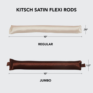 Satin Jumbo Flexi sauvat 4kpl - ruusupuu